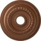 Ekena Millwork Oldham Ceiling Medallion (Fits Canopies up to 8 5/8"), 18"OD x 3 3/8"ID x 7/8"P, Polished Copper CM18OL1POS - alternate 1